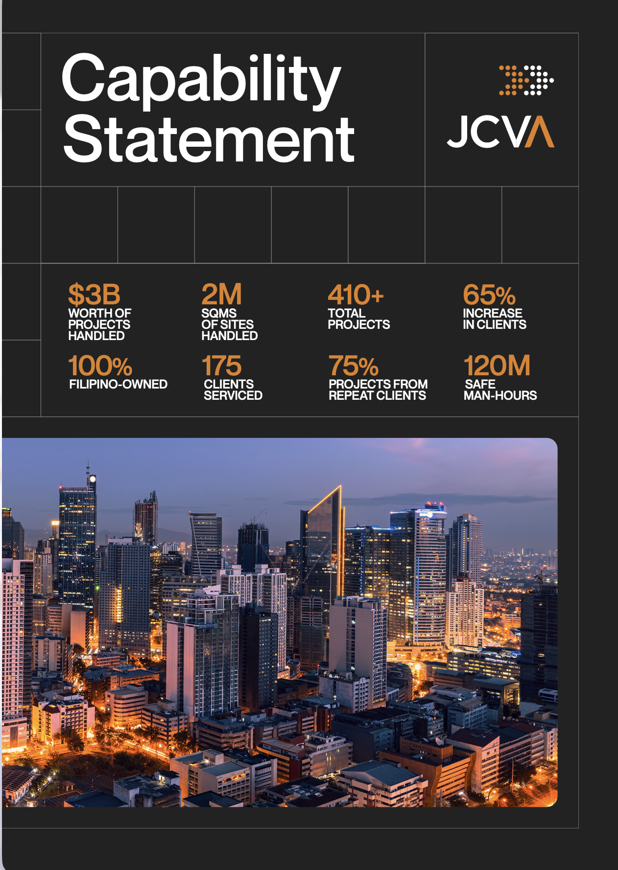 JCVA Capability Statement - Cover Thumbnail